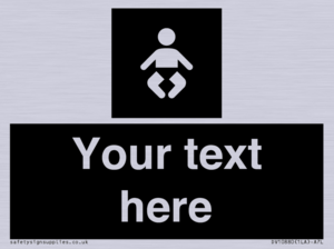 Custom information: black panel baby change